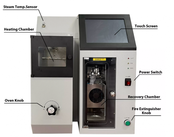 ASTM D86 Oil Analysis Testing Equipment Petroleum Products Laboratory