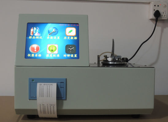 5208D Oil Analysis Testing Equipment Low Temp 8in Screen Closed Cup Flash Point Tester