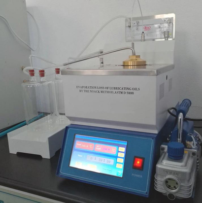 Noack Method Lubricating Oils Evaporation Loss Analyzer ASTM D5800 Standard