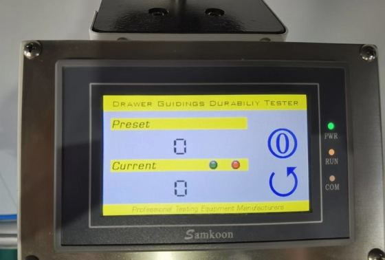 Drawer Guidings and Fittings Durability Test Machine Furniture Tester with Maximum Stroke of 400mm