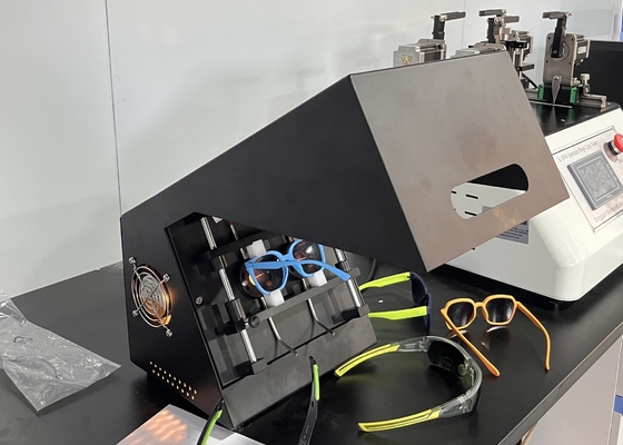 Polarization Axis Position Tester for Sun Glasses