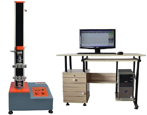 Buy PC Control Single Column Universal Tensile Testing Machine with 100-500N Capacity for Material Testing online manufacture