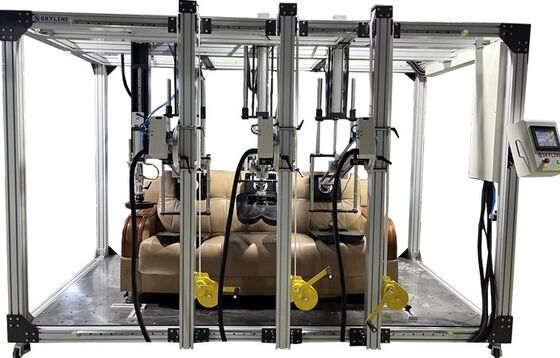 Buy Three Seat Sofa Durability Test Machine Chair Static loading Tester Universal Test Machine EN 1728 EN12520  online manufacture