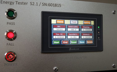Toys Testing Equipment Touch Screen Control Kinetic Energy Tester with Sensor Distance Select 10/30cm