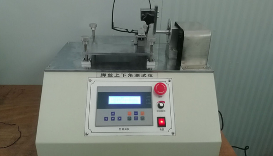 Foot Wire Upper And Lower Angle Tester LCD Display Control