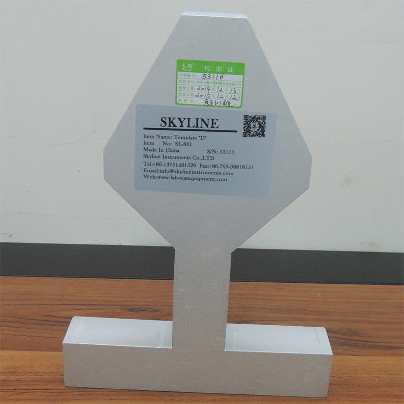 ISO8124-4 Size Tolerances +/-1mm Alu. Alloy V-shaped Template for Assessment of Head