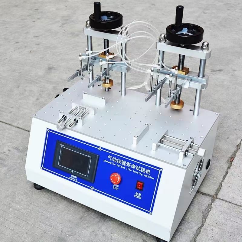 Switches Keyboards Phone 8 Stations Pneumatic Button Life Fatigue Testing Machine Key Durability Tester