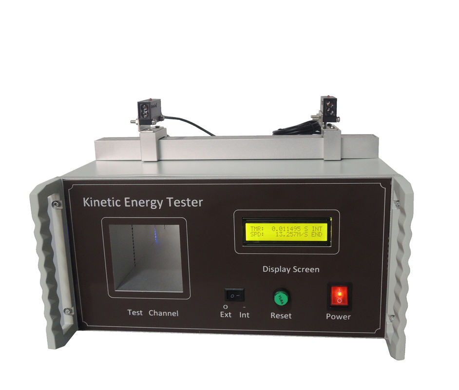 ISO 8124-1 Lab Testing Equipment Kinetic Energy Tester With 40mm - 400mm External Sensor Adjustable