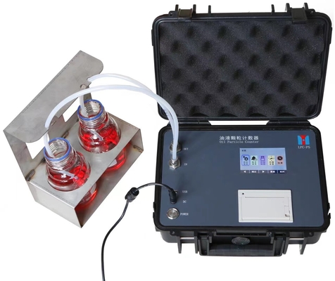 Good price ISO4406 Portable Particle Counter For Hydraulic And Lubricating Oil Analysis online