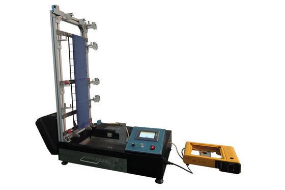 Good price ASTM D6413 Vertical Flammability Testing Equipment 25d / 900d Burning Angle online