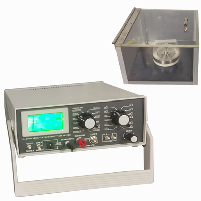 EN 1149-1 Fabric Material Resistivity Tester Surface And Volume Resistivity Test Equipment