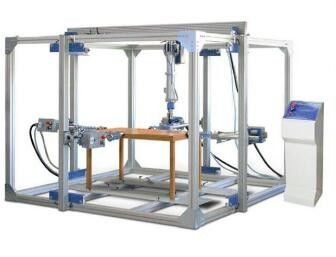 5 Air Cylinders PLC Control Furniture  Testing Equipment, Table Furniture Testing Machine