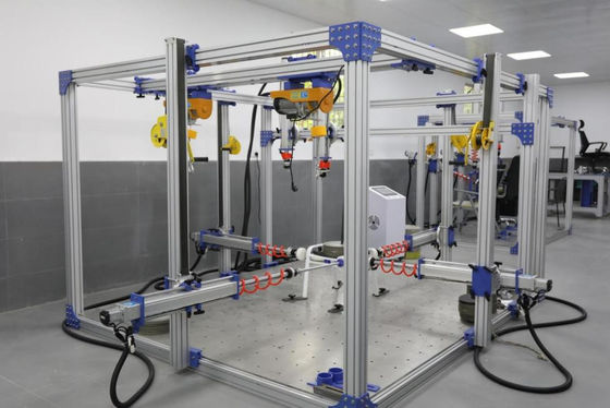Good price SKYLINE SL-T26 Table Furniture Testing Machine 5 Air Cylinders PLC Control Strength Stability Tester online