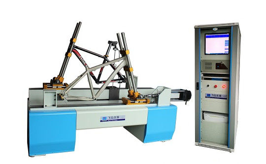 Good price ISO4210 2014-6.4.6 Bicycle Frame Vertical Horizontal Fatigue Tester With Servo Electric Cylinder Controllable online