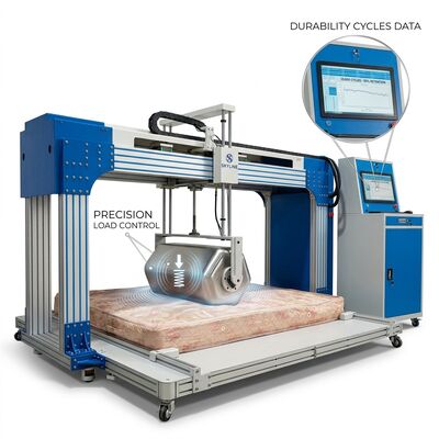 Good price EN1957 Standard PLC+ Touch Screen Servo Motor Mattress Integrated Testing Machine online