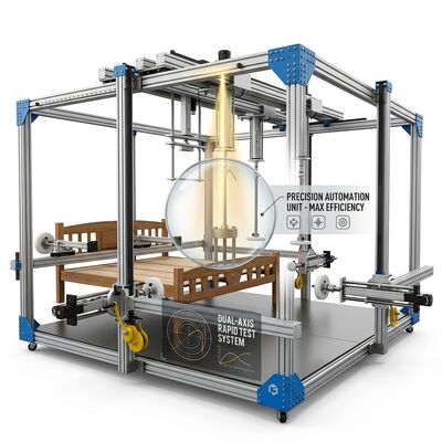 Good price EN 1725 Compliant Furniture Testing Machine with PLC Control and 6 Sets of Air Cylinders online