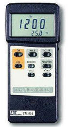 Good price Electronic Testing Equipment Low Power LCD Display TM916 Dual Therometer online